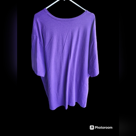 Terra & Sky purple 2x short  sleeve  tshirt - Picture 2 of 3
